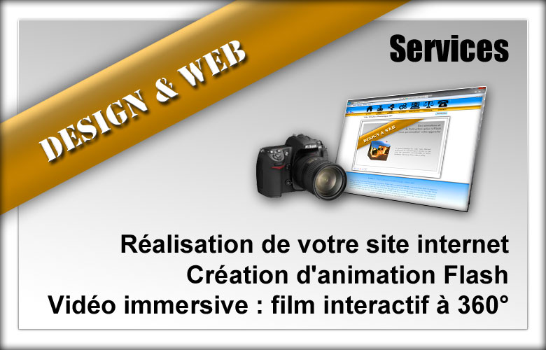 services proposé par axible.fr: réalisation de site, création d'animation Flash, visite virtuelle, vidéo immersive